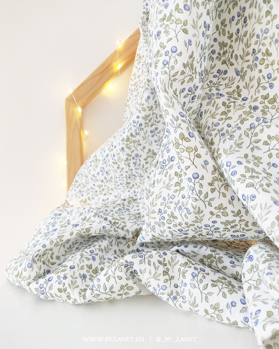 Timothée - blueberries on white