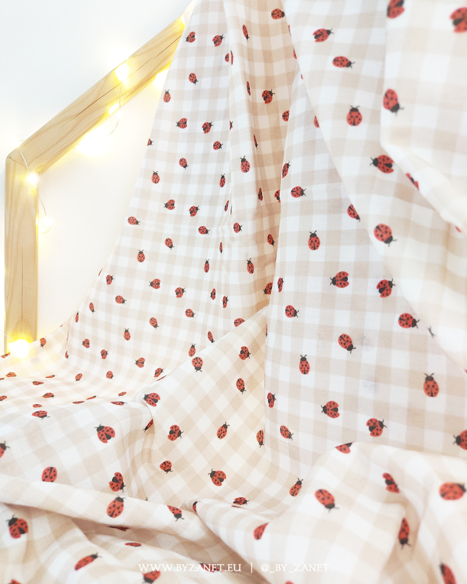 coccinelle vichy beige