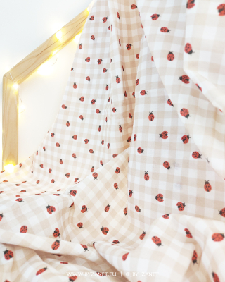 coccinelle vichy beige