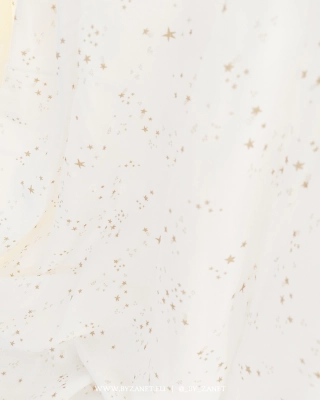 stars beige & white - 20 cm