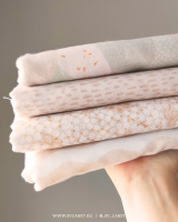 wavy stripes - beige & cream mini