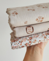 cottage garden - terracotta & olive green