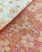 garden blooms lilac & peach