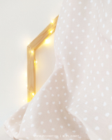 hearts beige & white