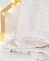 hearts beige & white