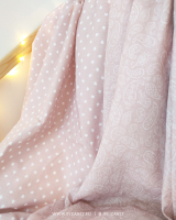 hearts rose pink & white