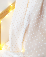 hearts white & beige