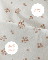 vintage flowers beige