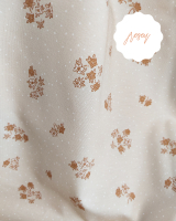 vintage flowers beige