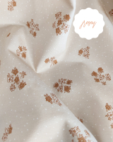vintage flowers beige