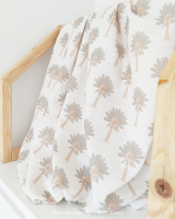 PALM TREE sage and cream