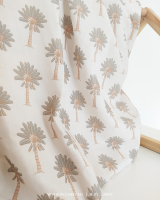 PALM TREE sage and cream