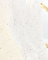 stars beige & white - 20 cm