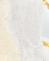 stars beige & white - 20 cm