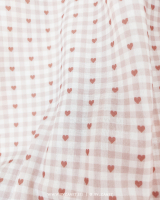 vichy hearts rose pink