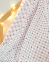 vichy hearts rose pink