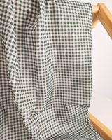 vichy gingham fir green