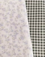 vichy gingham fir green