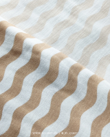 wavy stripes - beige & cream mini