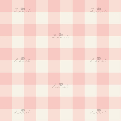 GINGHAM pink - 20 CM