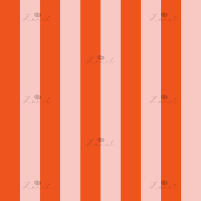 STRIPES electric orange and pink - 30 CM