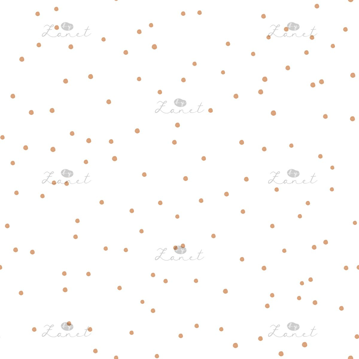 dots - white 30 cm