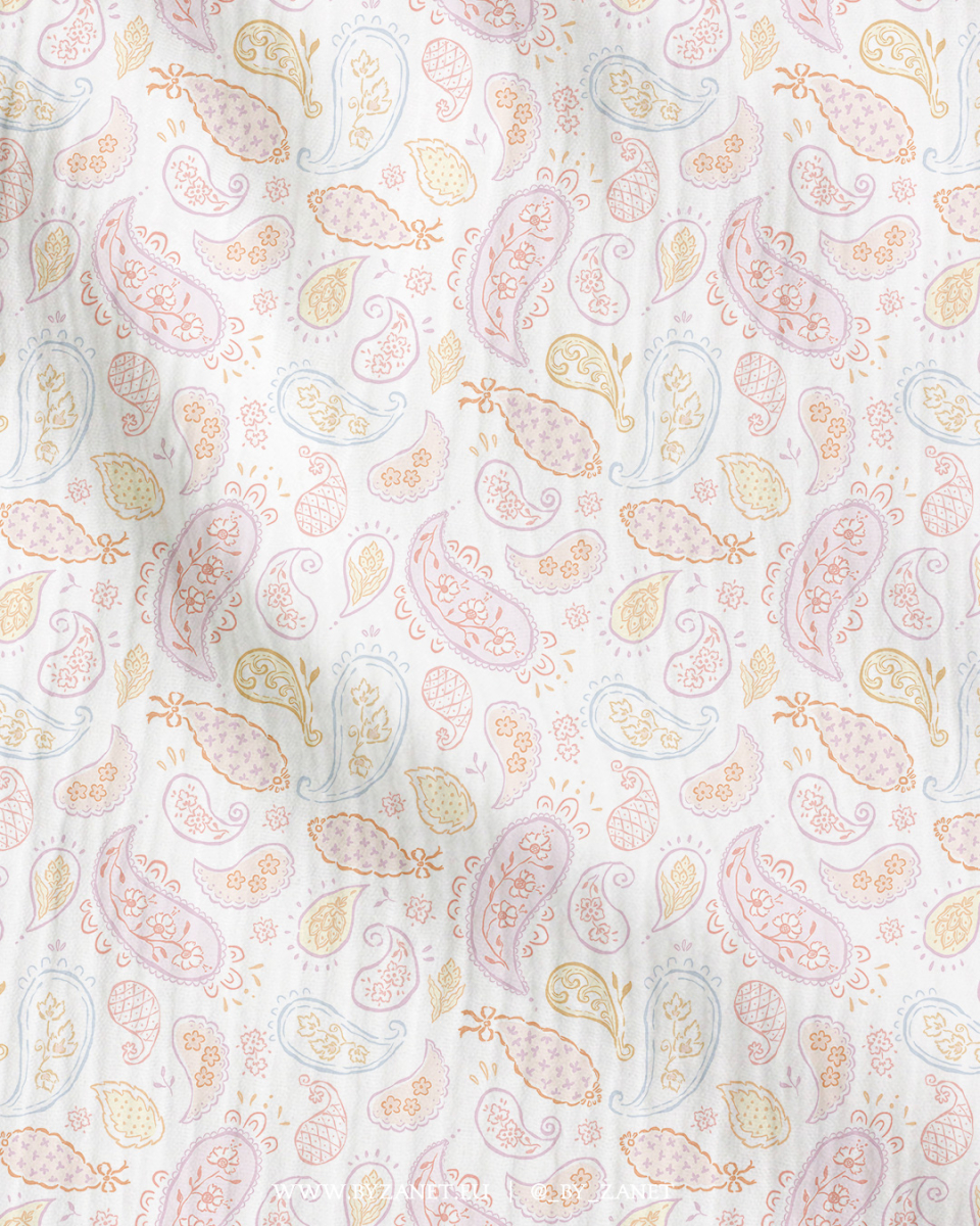 Paisley pastel