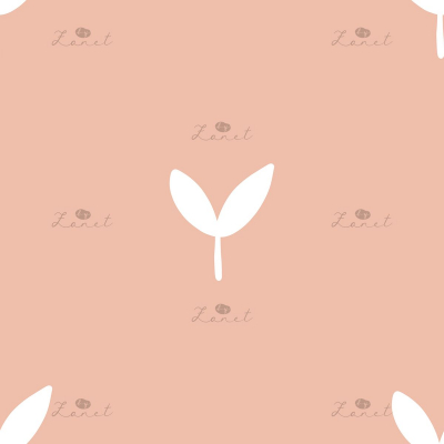 basic leaves peach - 10 cm