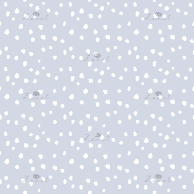 Abstract ink spots white on grey blue mini - 15 cm