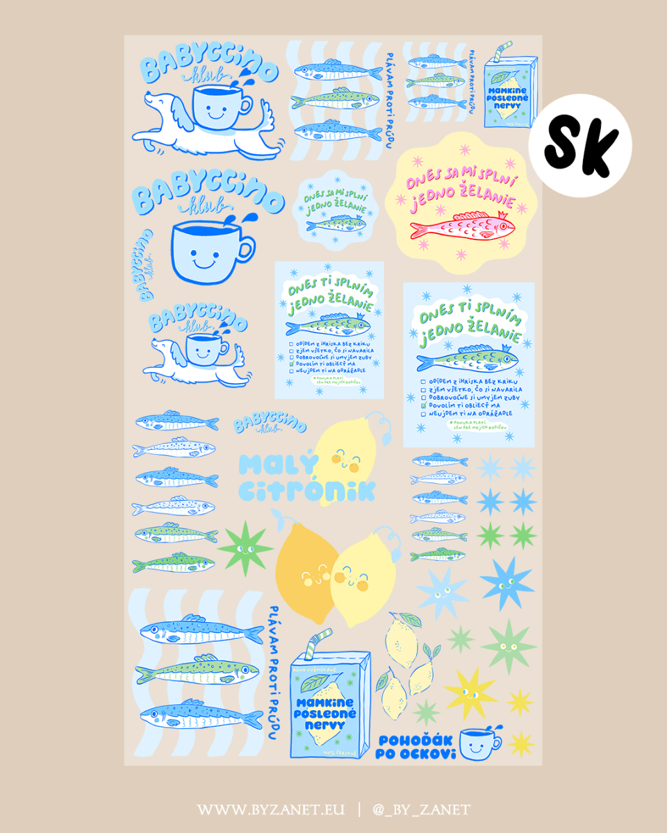 heat transfer sheet 100 cm babyccino boy (SK)