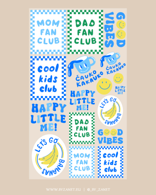 heat transfer sheet 100 cm Fun Boy