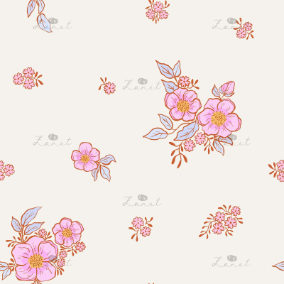 garden bouquet pastel cream - 15 cm