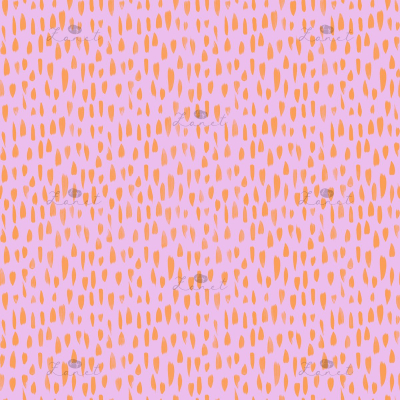 brush stroke dots lilac orange  - 20 cm