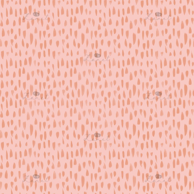 brush stroke dots clay pink  - 20 cm