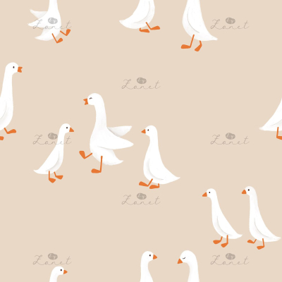 goose minimalistic beige - 15 cm