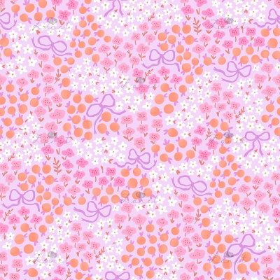 cute flowers and berries lilac - 40 cm
