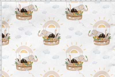 Safari zvieratká boho sky 