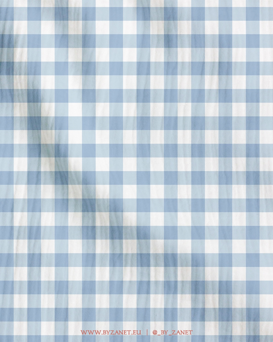 Vichy light blue - 5mm