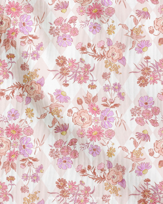Emily floral - summer diamonds