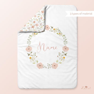 Cut & sew - baby blanket with name